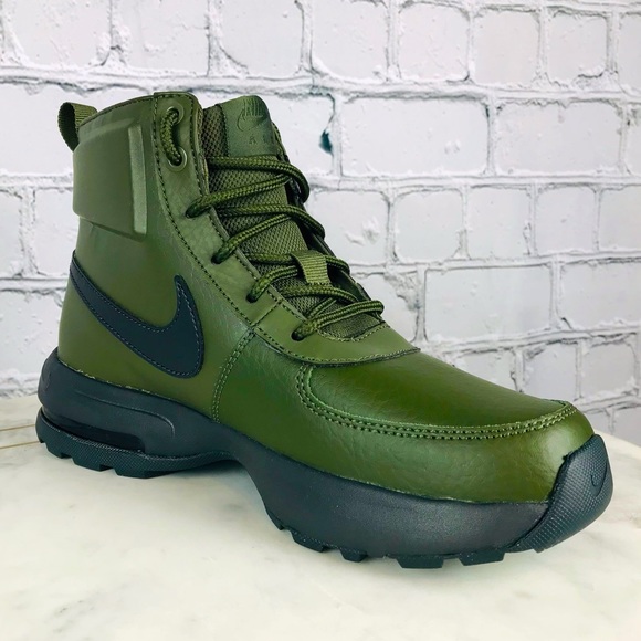 Nike Air Max Goaterra 2.0 GS Cargo Army Green Smoke Grey Boots Sz 6Y-Womens 7.5 - Picture 6 of 7